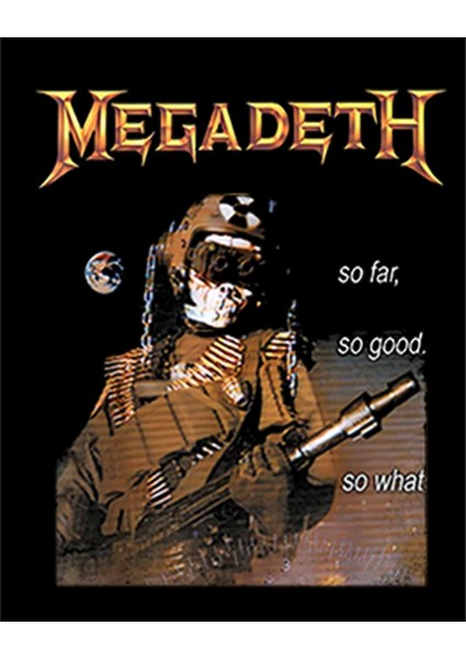 Megadeth So Far So Good Büyük Sırt Patch Yama