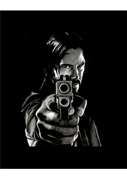 John Wick 4 Guns Büyük Sırt Patch Yama
