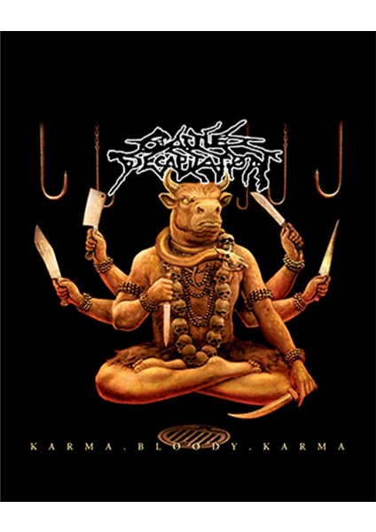 Cattle Decapitation Karma Bloody Karma Büyük Sırt Patch Yama