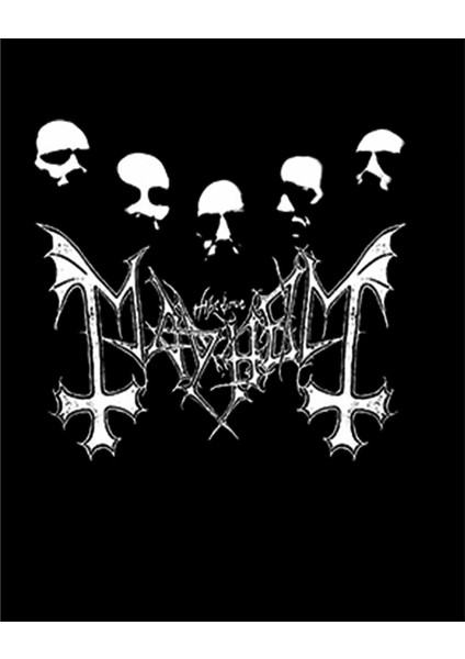 Mayhem Grup Face Büyük Sırt Patch Yama