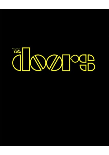 The Doors Logo Yellow Büyük Sırt Patch Yama