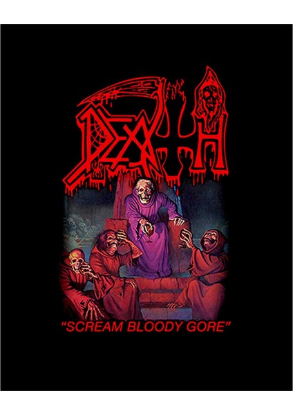Death Scream Bloody Gore Büyük Sırt Patch Yama
