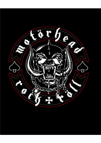 Motörhead Rock N Röll Büyük Sırt Patch Yama