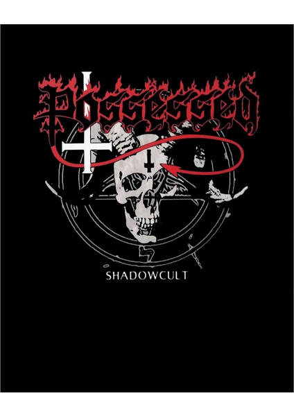 Possessed Shadowcult Siyah Büyük Sırt Patch Yama
