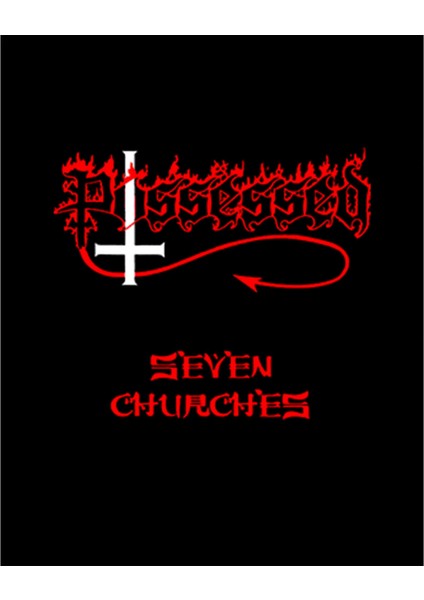Possessed Seven Churches Siyah Büyük Sırt Patch Yama