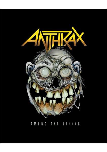 Anthrax Amung The Living Siyah Büyük Sırt Patch Yama