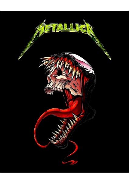 Metallica Venom Siyah Büyük Sırt Patch Yama
