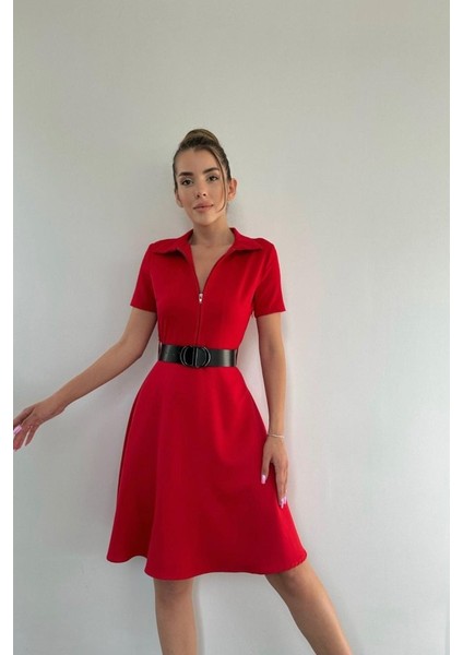 Saks Kemerli Spor Elbise