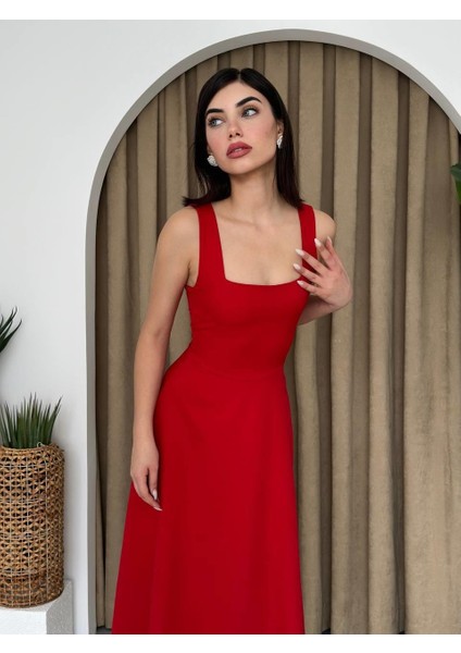 Neapolitan Askılı Elbise