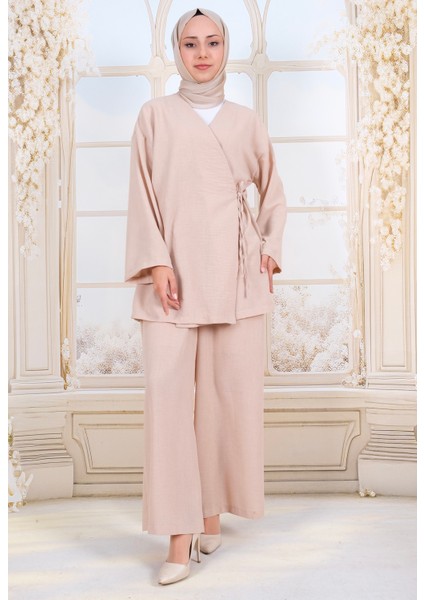 Kimono Pantolon Ikili Takım modelleri