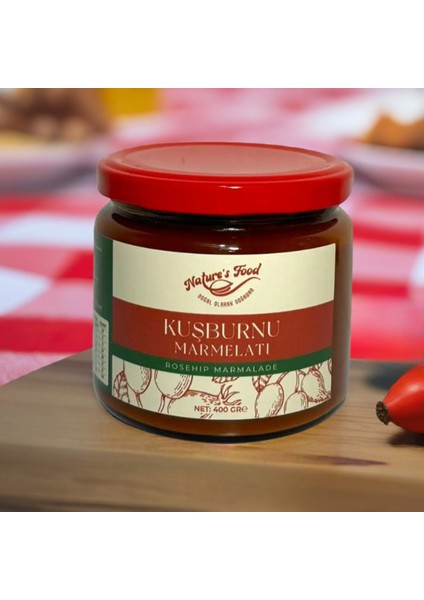 Kuşburnu Marmelatı Şekersiz 400 gr