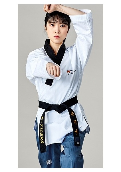 Mooto Siyah Yaka Wt Taekwondo Elbisesi 180
