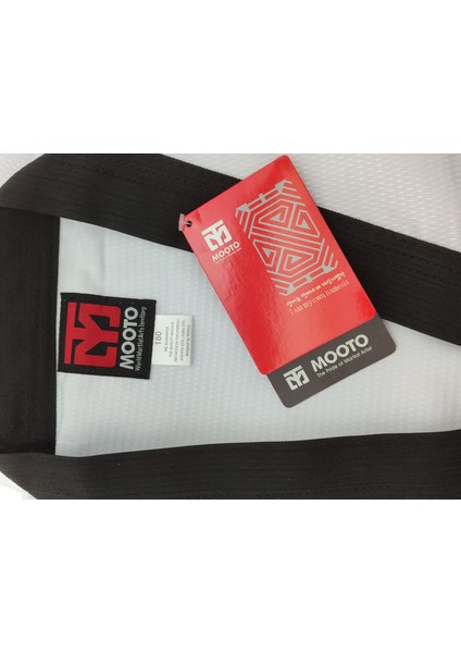 Mooto Siyah Yaka Wt Taekwondo Elbisesi 180