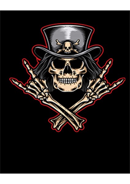 Slash Skull Büyük Sırt Patch Yama