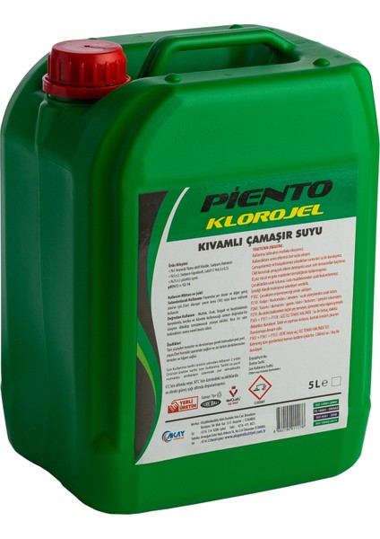 Klorojel Kıvamlı Çamaşır Suyu 5lt