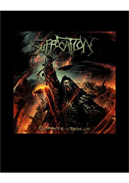 Suffocation Pinnacle Of Bedlam Siyah Büyük Sırt Patch Yama