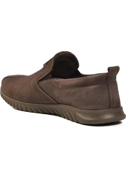 Vizon Nubuk Deri Erkek Casual Ayakkabı 152-19028 M fırsatları