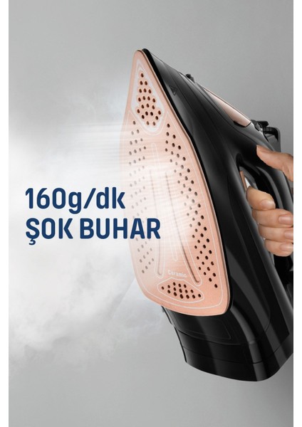 Avantajlı Ikili Set Paketi Toz Torbalı Elektrikli Süpürge Seramik Tabanlı Buharlı Ütü