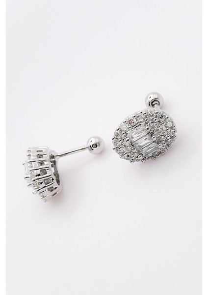 Cerrahi Çelik Piercing Baget Taşlı Marka Model Şık Kıkırdak Helix Tragus Piercing (1ADET)