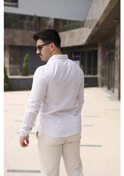 Erkek Çizgi Desenli Gömlek modelleri