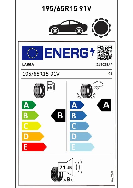 195/65R15 91V Revola Üretim Tarihi 2024