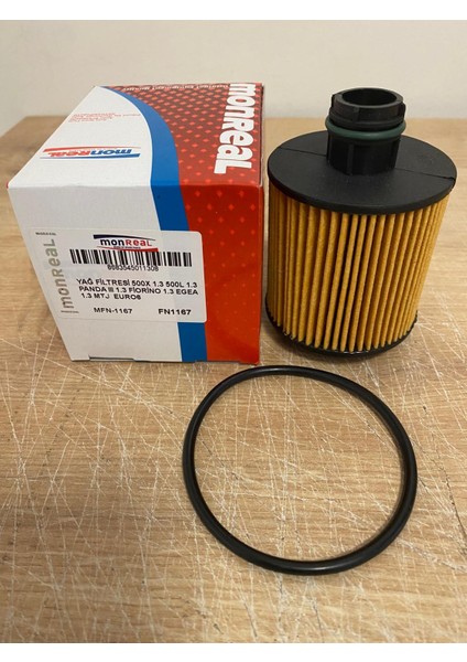 MFN-1167 Yağ Filtresi FIAT 500×1.3 500L 1.3 PANDA III 1.3 FIORINO 1.3 EGEA 1.3 MTJ 6000626025E