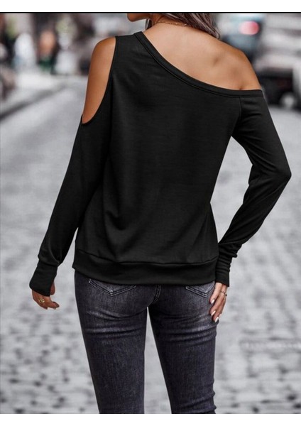 Kadın Omuzdan Açık Askılı Viskon Iki Iplik Bluz fiyatları