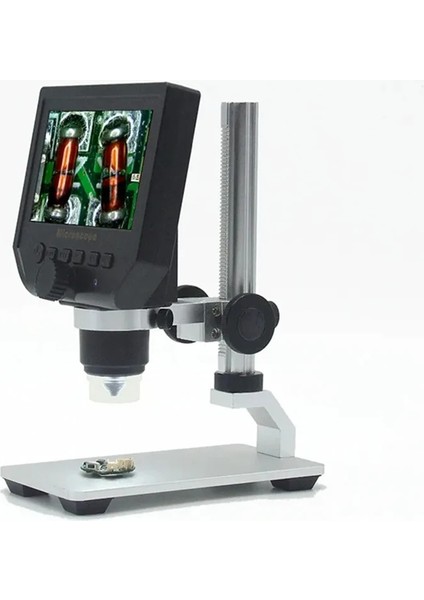600X Dijital Mikroskop 4.3'' Hd LCD Ekran, 3.6mp, Usb, 1080P Video Kayıt, Şarjlı, Standlı, Türkçe Menü