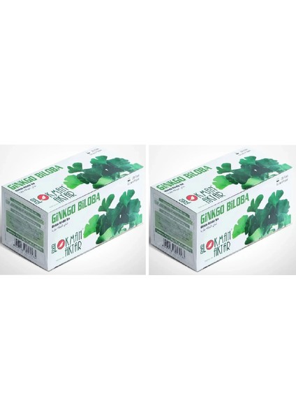 Ginkgo Biloba Çayı 20 'li Süzen Poşet 2ADET, Ginko Lokman Aktar