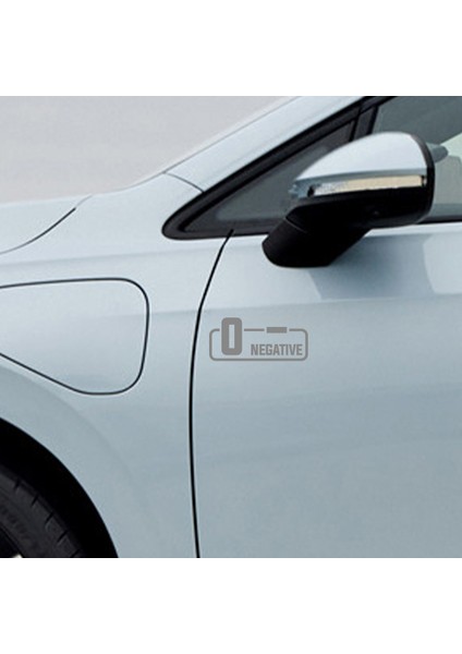 0- Negatif Kan Grubu Sticker - Oto Sticker - Araba Sticker - Motor Sticker - Cam Sticker modelleri