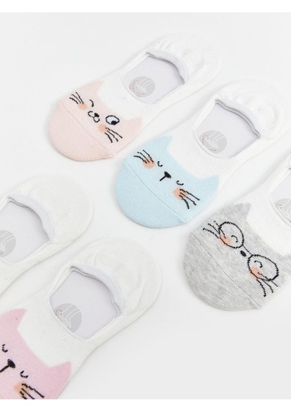 Lcw Kids Desenli Kız Çocuk Babet Çorap 5'li (S5) modelleri