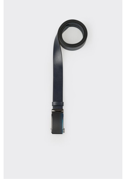 Siyah Deri Erkek Kemer