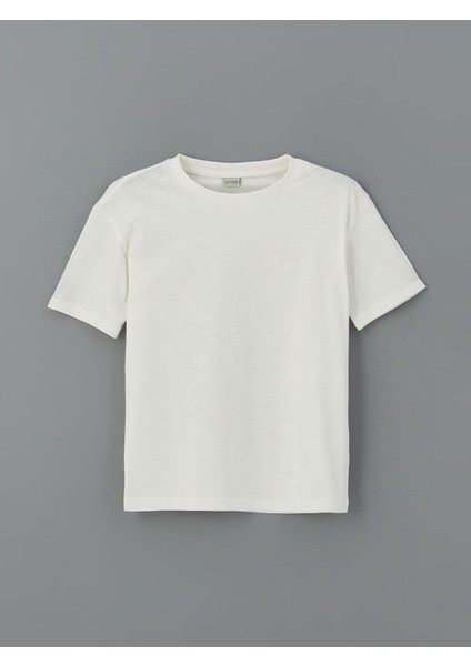 Lcw Kids Bisiklet Yaka Basic Erkek Çocuk Tişört (S5)