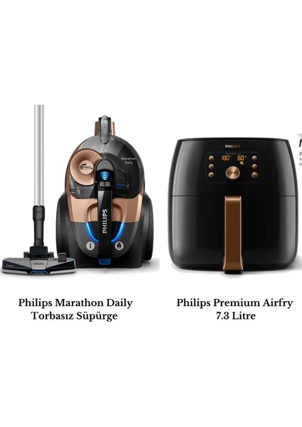 Gold Avantaj Set (XB7151 Marathon Daily HD9867 Premium Airfry)