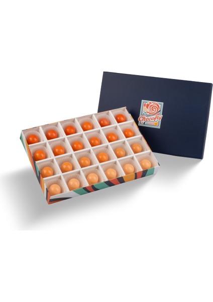 Chocofly Artisan Series 24'lü El Yapımı Belçika Çikolatası(Lime-Satsuma-Çilek-Balkabağı-Vişne-Elma)