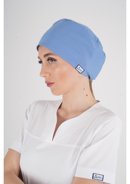 Düz Gül Kurusu Doktor Hemşire Hastane Aşçı Medikal Cerrahi Bonesi Dokuz Eylül Mavisi Doktor Hemşire Hastane Medikal Cerrahi Bonesi