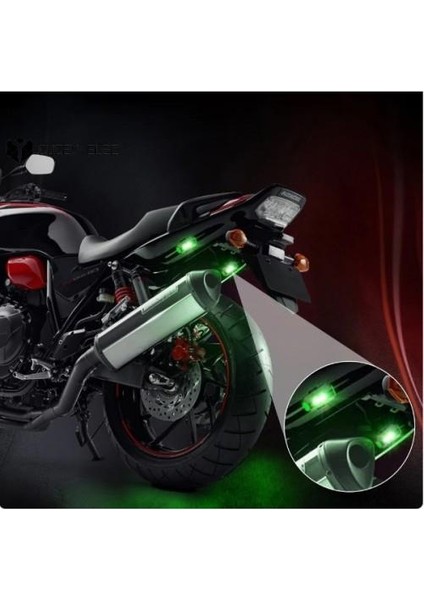 Motosiklet Drone Bisiklet Otomotiv Şarjlı Kablosuz Mini LED Lamba Cakarlı 7 Renk Flaşlı fırsatları