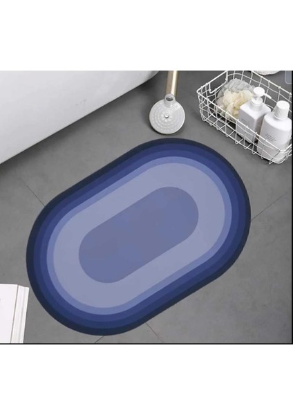 Kaymaz Tabanlı Su Emici Banyo Ve Mutfak Paspası 58x38cm Yazısız Model