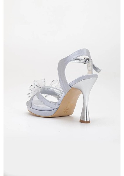 Hco 03165 Kadın Platform Topuklu Gelin Nikah Düğün Sandalet indirimleri