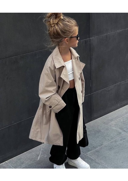 Kız Çocuk Garson Boy Paraşüt Kumaş Pantolon