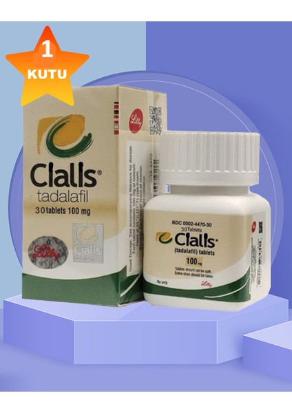 CIALIS_100MG 1 Kutu 30 Tablet Orjinal Kutulu