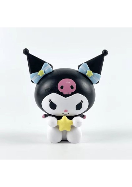 Kawaii Sanrio Kuromi Karikatür Figür Model -5 fiyatları