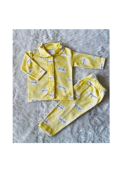 Bulut Baskılı Pijama Takım
