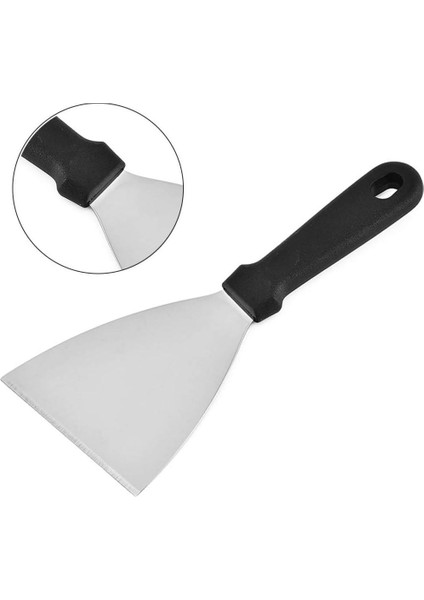 Ergonomik Kaymaz Sap Geniş Ağızlı Mutfak Spatulası 8 cm