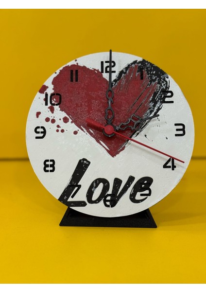 Love Desenli (Duvar - Masa) Saati