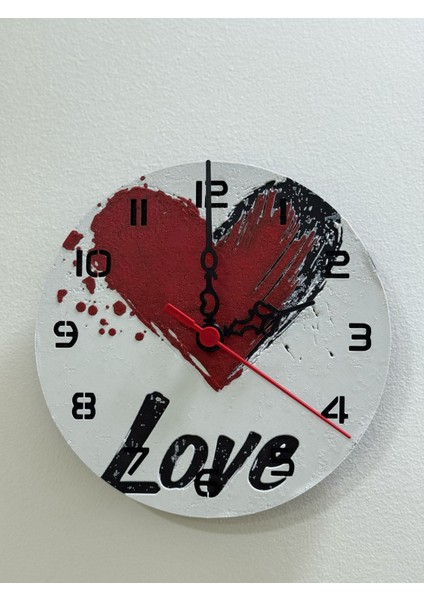 Love Desenli (Duvar - Masa) Saati