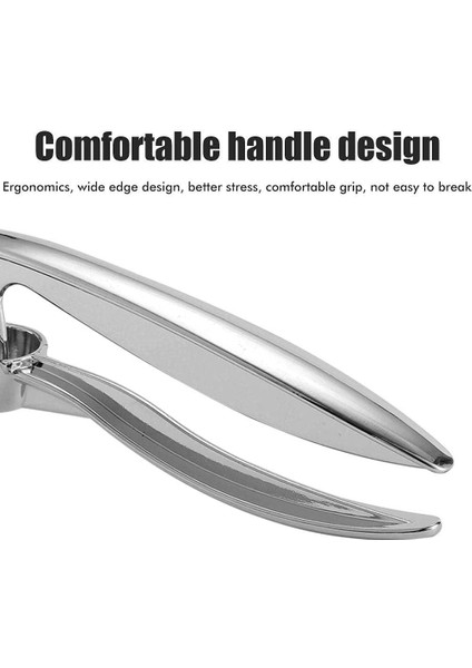 Ergonomik Saplı Sarımsak Ezici, Çekirdek Çıkarıcı, Paslanmaz Çelik fırsatları