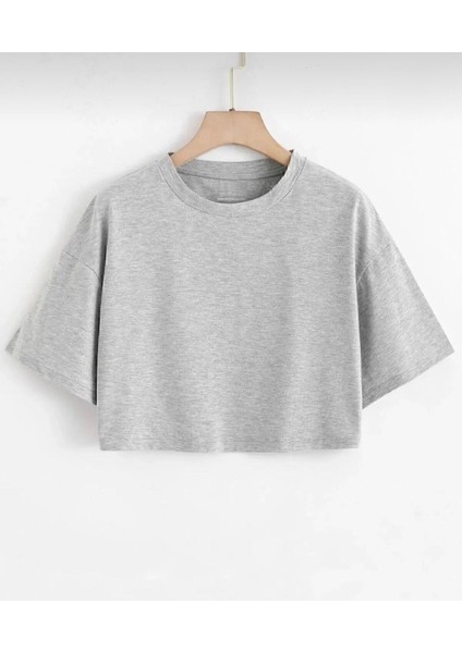 Bisiklet Yaka Crop
