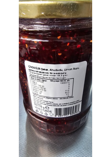 Ahududu Reçeli 700 gr