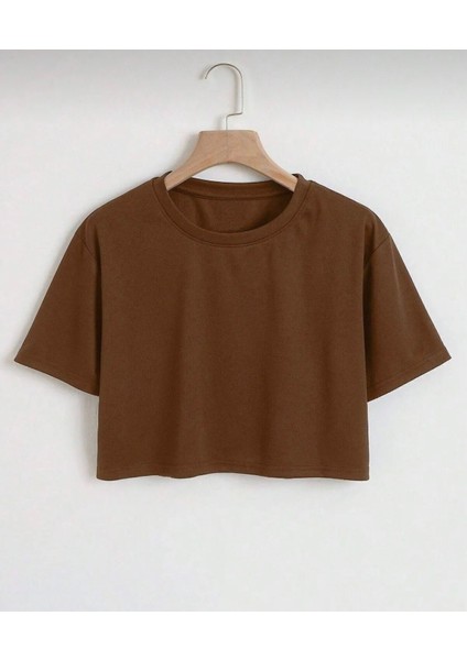 Bisiklet Yaka Crop